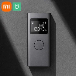 Xiaomi Mijia inteligentny dalmierz laserowy miernik odległości w czasie rzeczywistym wyświetlacz LCD dalmierz laserowy miarka praca z aplikacją Mi Home