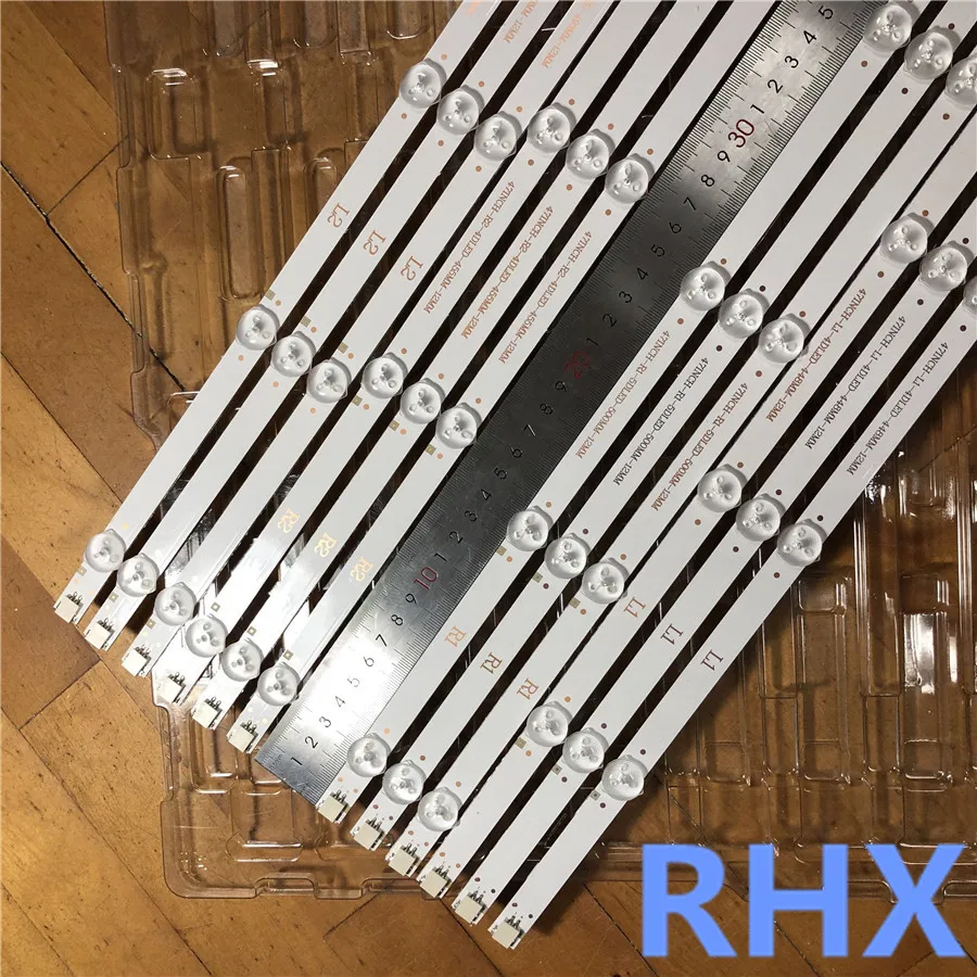 12piece/lot LED Strip perfect Replacement for  47 Inch LC470DU 47LN5200 47LN5400 47LN5700 47LN5750 47LN5700 R1+L1=94CM 100%NEW