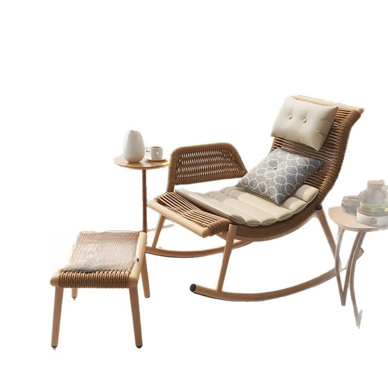 

Lazy sofa Adult sleeping leisure balcony rattan sofa chair