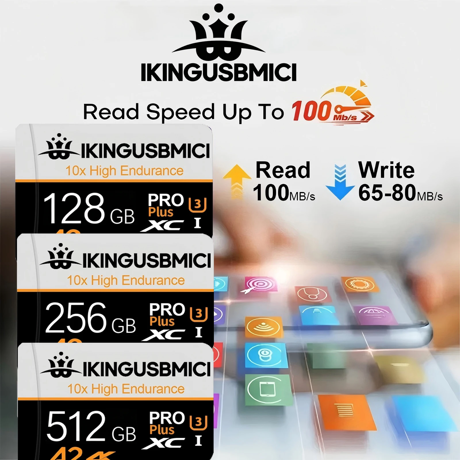 

TF Cards SD Cards Micro TF SD Card Memory Card 256GB 64GB 32GB A1 4K Full HD V10 Class 10 Fast Transfer for Smartphone PC Laptop