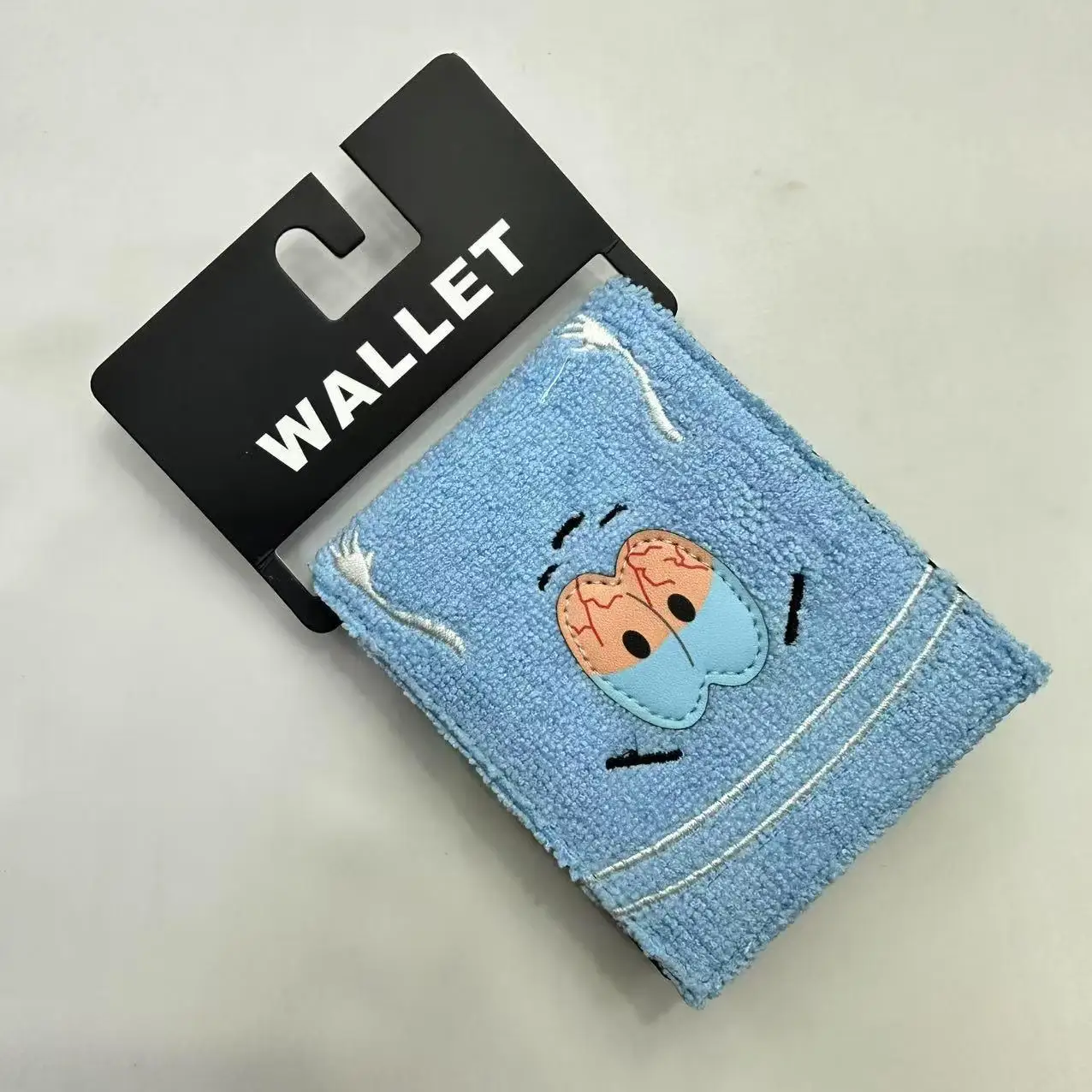 Fashionable Short PVC Wallet Southern Park Embroidered Towel Man Cloth Money Clip Stylish Functional Small Bag for Men And Women