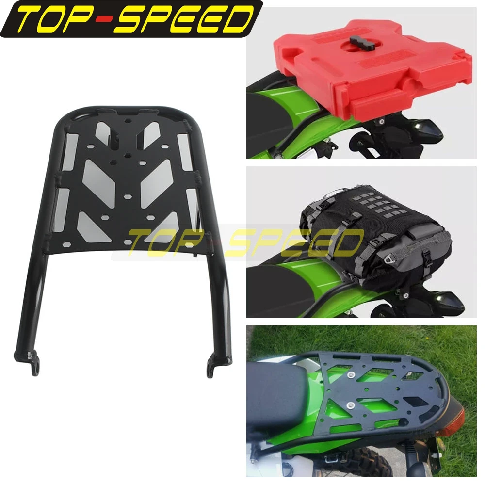 Rear Luggage Carrier Bracket Long Lasting Hollow Out Steel Motorcycle Luggage Bag Rack For Kawasaki KLX 230 KLX230 2020-2023 22