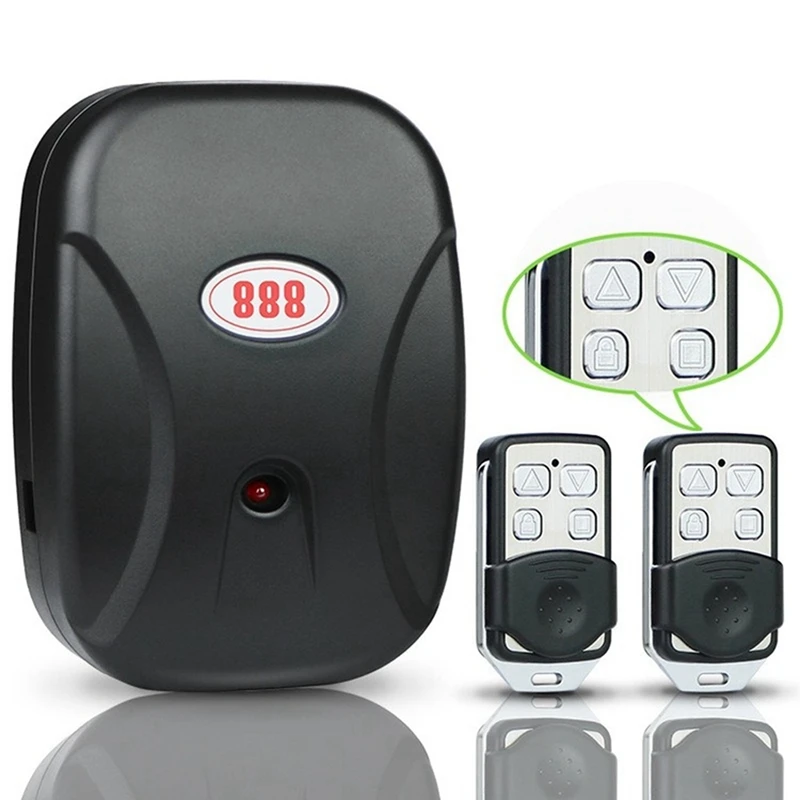 4X Universal Garage Door Wireless Remote Controls Chain Type External Electric Roller Shutter Door Controller 433Mhz