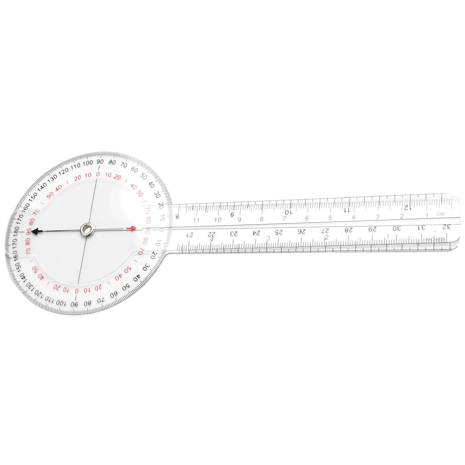 Flexible Plastic Goniometer  13inch 33cm Joint Ruler  Accurate Measurements in 1 Degree Increments  Ideal for Therapy