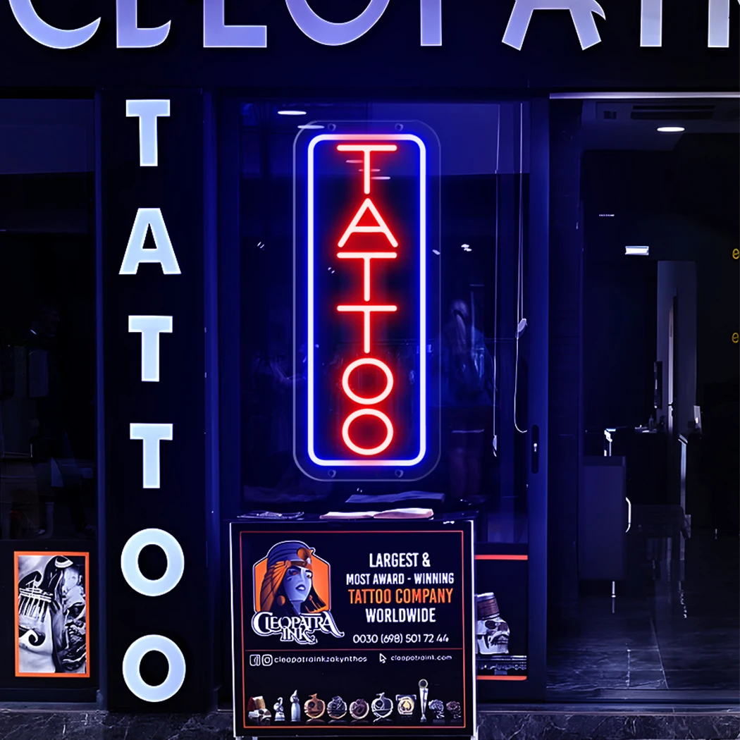 TATTOO Neon Sign LED Neon light For Beauty salon Tattoo Shop Bar Studio Luminous Business Signs BedRoom Wall Decoration lights
