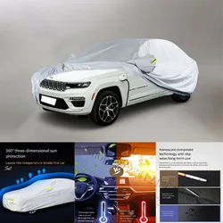 For Jeep Grand Cherokke Auto Anti snow Anti dust Anti-uv Anti peeling paint And Anti Rainwater 210t car cover Car cover