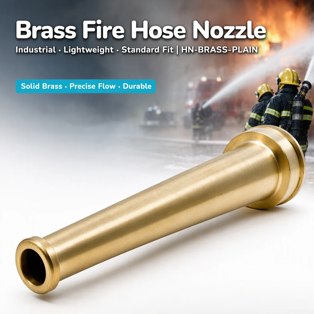 Brass Fire Hose Nozzle for 1-1/2