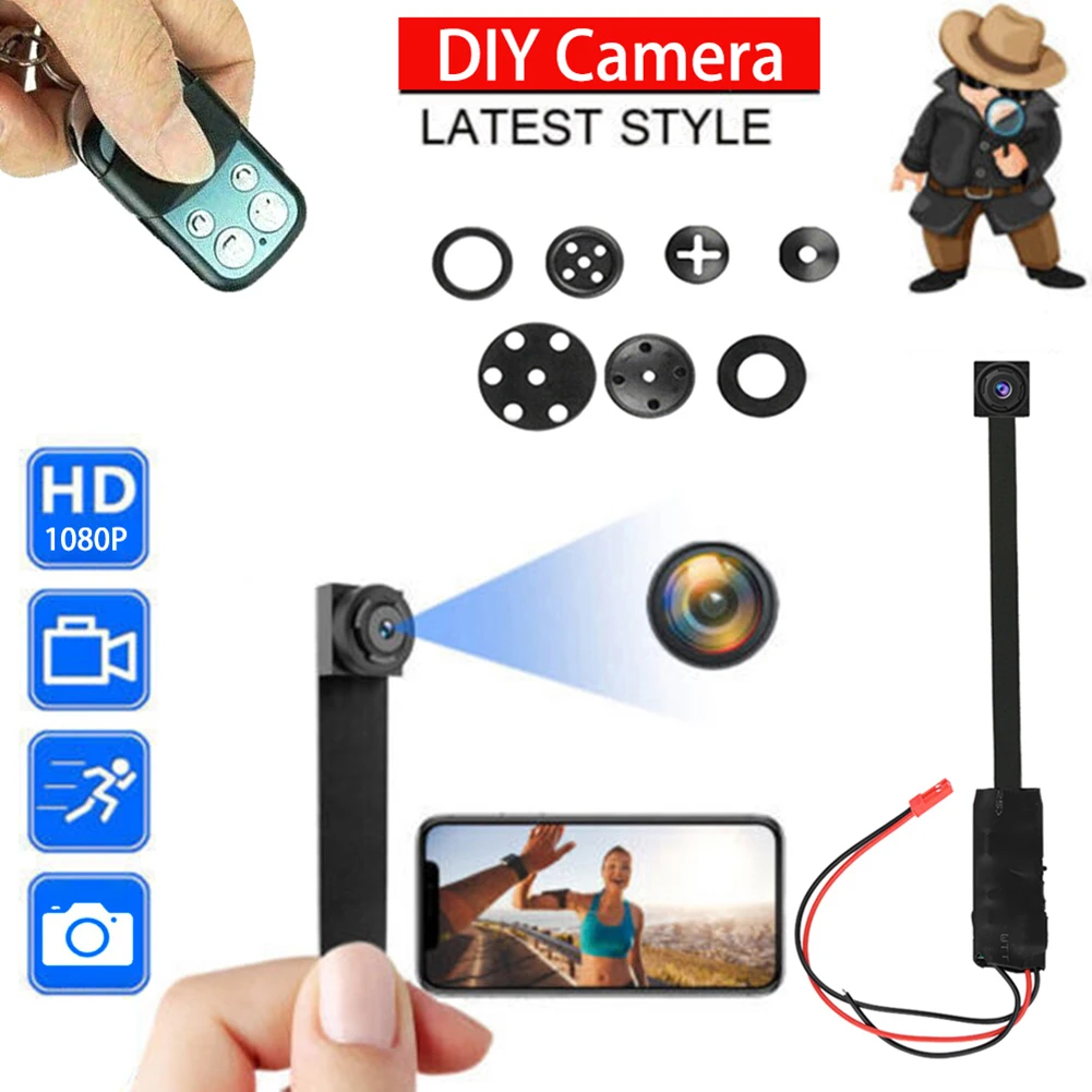 Mini Camera Easy Operating 1080P Camera Clear Night Vision Motion Detection Camera For Enforcement Security Guard Home