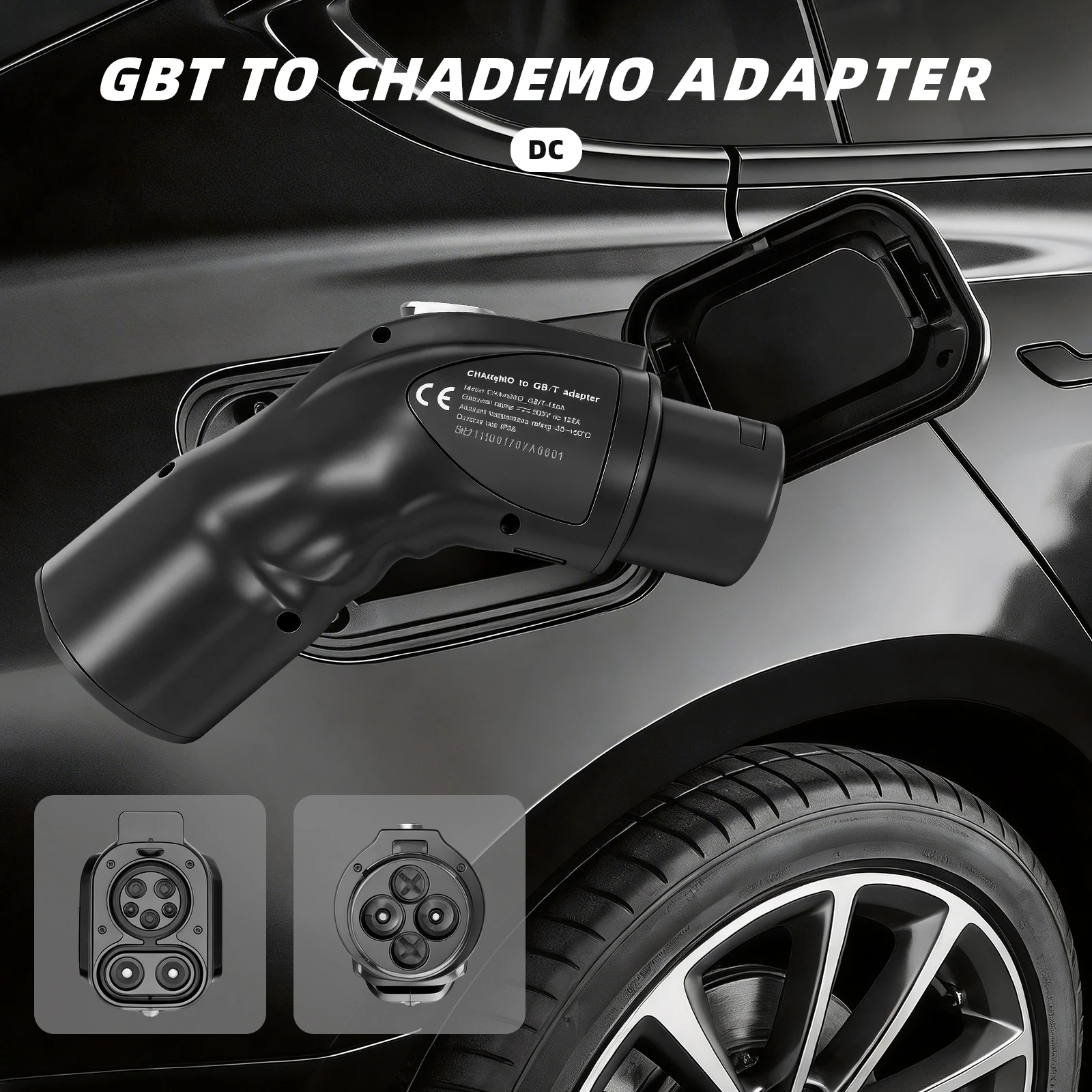 Gbt to Chademo Dc Fast Charging Adapter 250A/300A 200V-1000V Ip54 Ce Certified for Japanese Electric Vehicle Charging Adapter