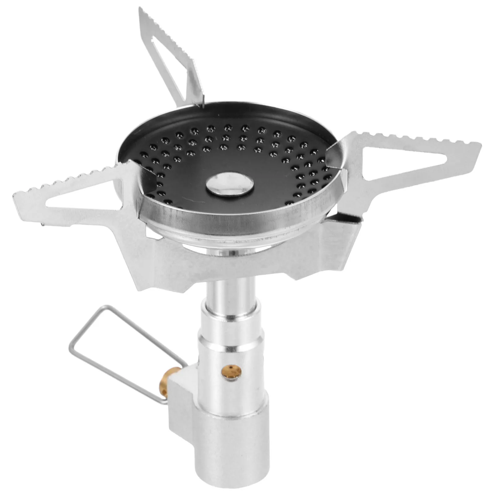 

Outdoor Camping Stove Portable Gas Burner Mini Cooking Supplies Heater Detachable Lightweight Stainless Steel Barbecue Grilling