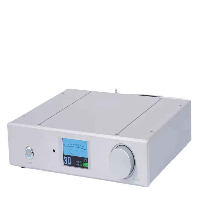 Malan HDAM Circuit HI-END Fully Balanced High-End Preamplifier with Remote HiFi Amplifier Audio, XLR + RCA, Low Noise