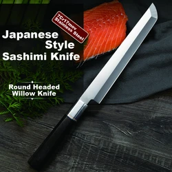 Salmon Sashimi Knife Slicing Knife Japanese Sushi Knife Cooking Knife Chef Knife Fish Cleaver Meat knife Handmade Cooking Tool