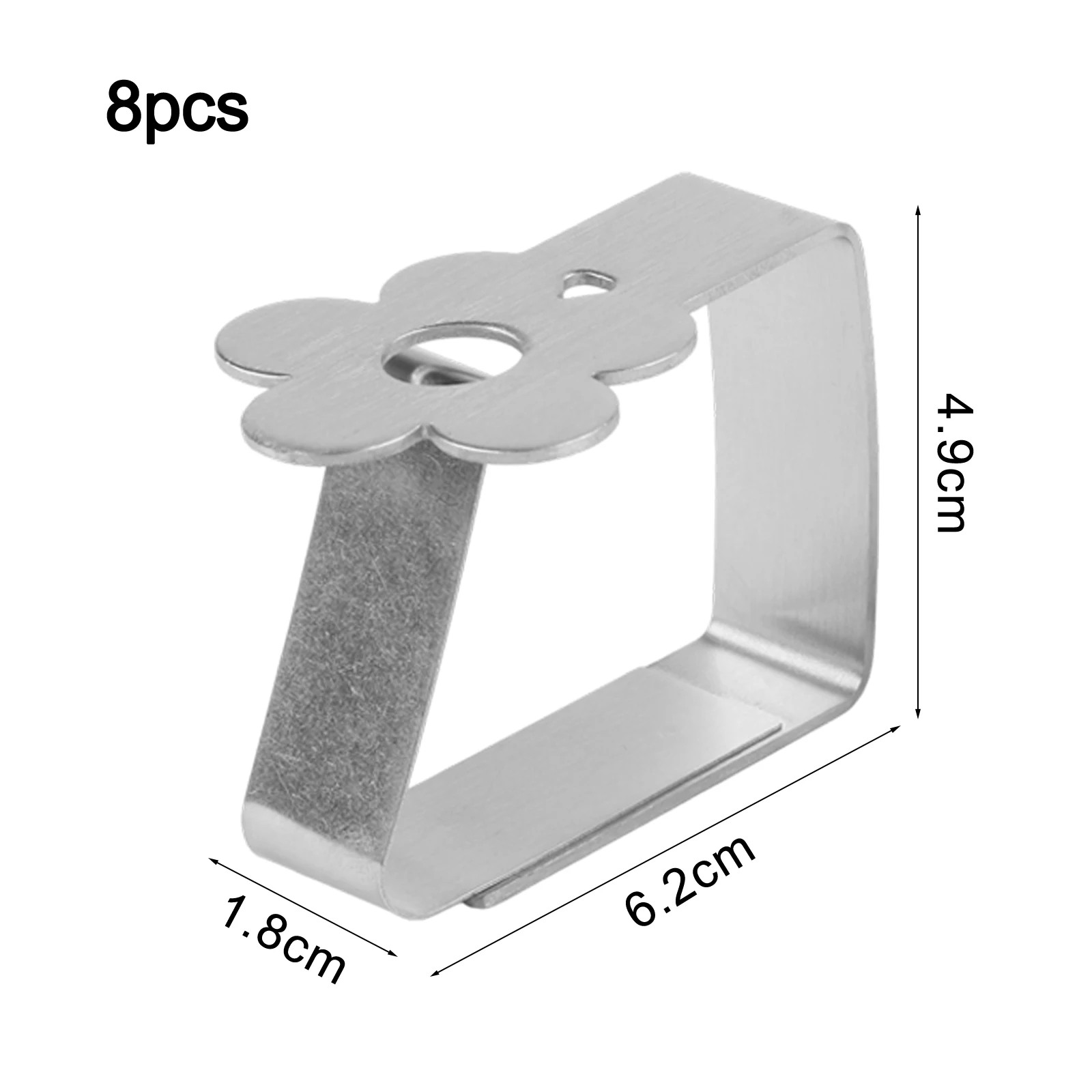 Stainless Steel Tablecloth Clips for Secure Hold at For Outdoor Events Adjustable for Various Table Thicknesses