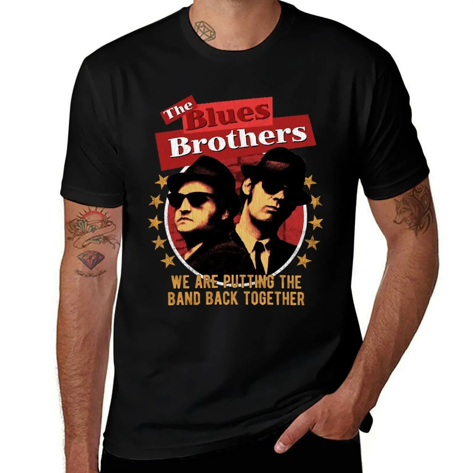 

The Blues movie brothers (12) T-Shirt customizeds luxury clothing labubu t shirts for men