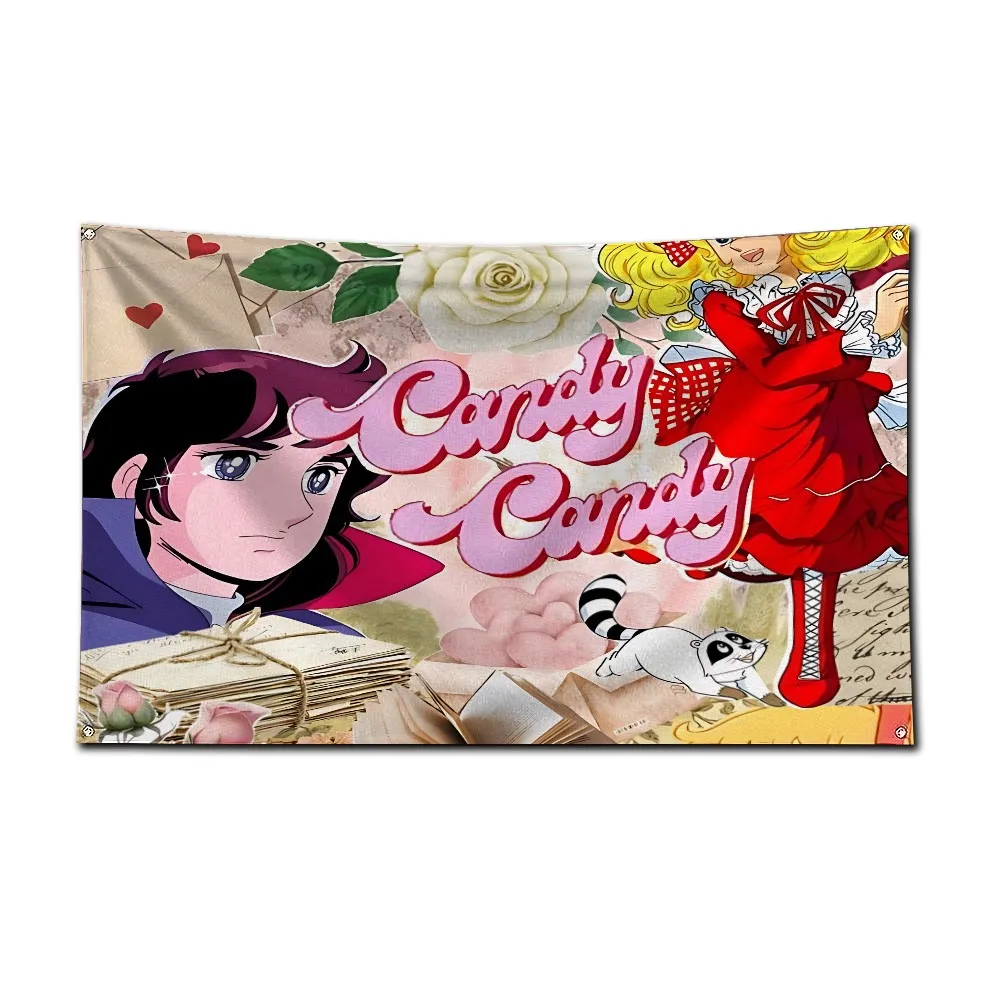 Classic Candy Girl Flag 3X5 Ft Personalized Flags Design Your Image Funny Tapestry Poster Dorm Room, Living Room, Bedroom