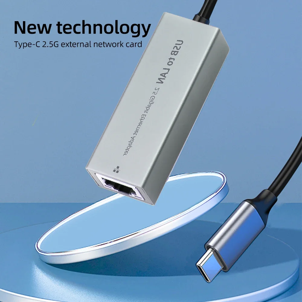 Сетевая карта 2500 Мбит/с USB 3.0 Проводной Ethernet-адаптер USB-типа к RJ45 Ethernet Lan-адаптеру Гигабитная сетевая карта для ноутбука ПК