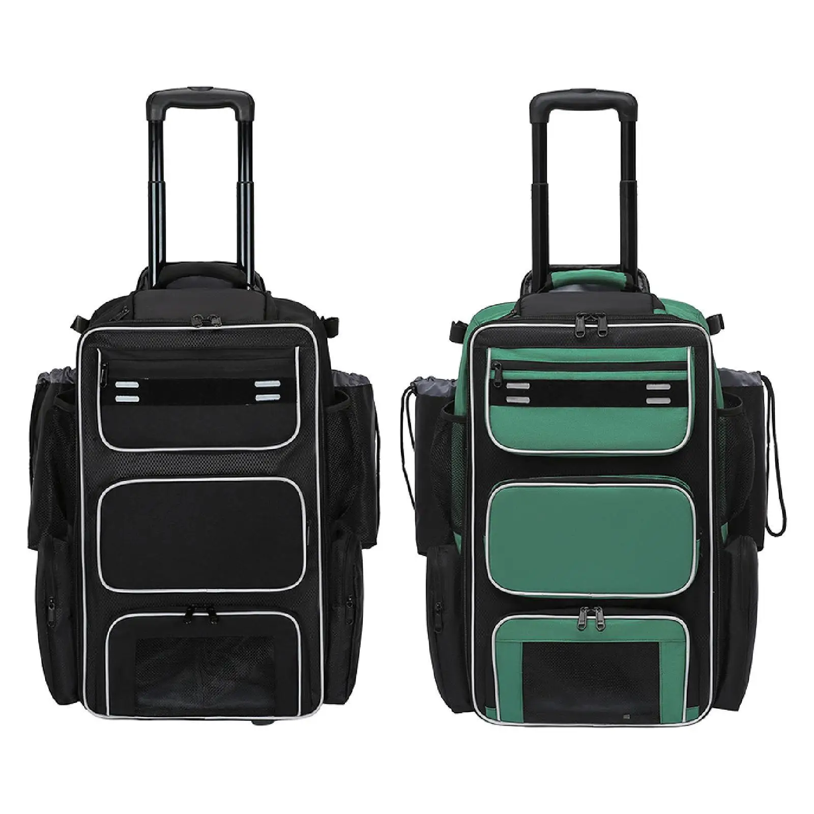 Tas Baseball Beroda dengan Kompartemen Sepatu untuk Perlengkapan Catcher