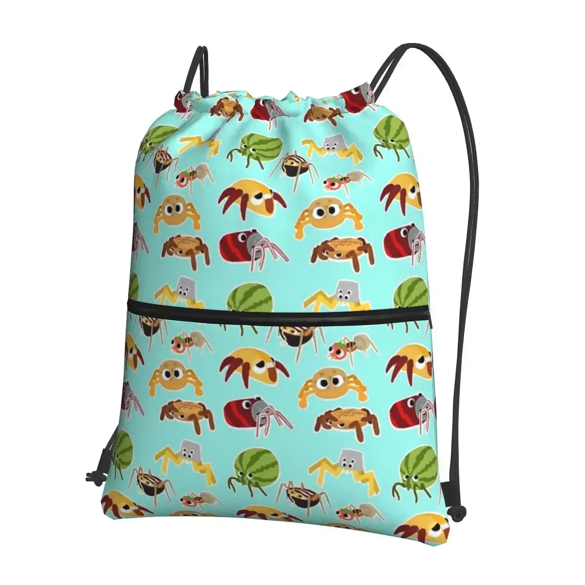 

Портативные рюкзаки-мешки с дизайном Bugsnax Bug Pack Fan Art Kinda Bug, модные сумки-мешки на шнурке, сумки для обуви для школы