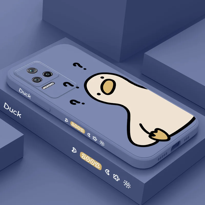 

What A Duck Phone Case For Xiaomi Poco F7 X7 M6 X6 M5S F5 X5 M5 F4 X4 M4 F3 X3 M3 Pro Ultra 4G 5G GT Liquid Silica Cover