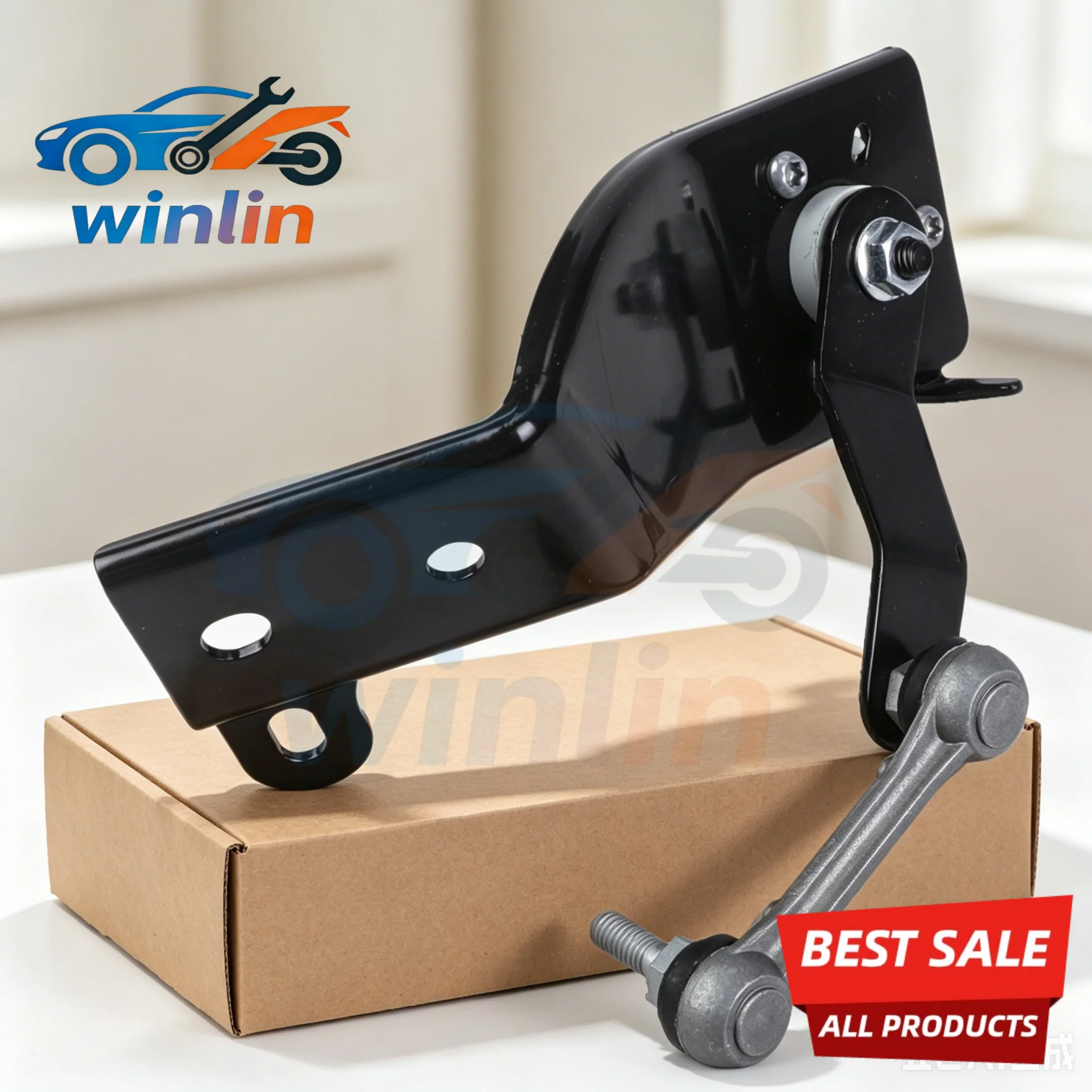 8651A064 8651A065 Front Rear Suspension Headlight Height Level Sensor for Mitsubishi Pajero Montero 4 V87 V93 V97 2006-2016 view 4
