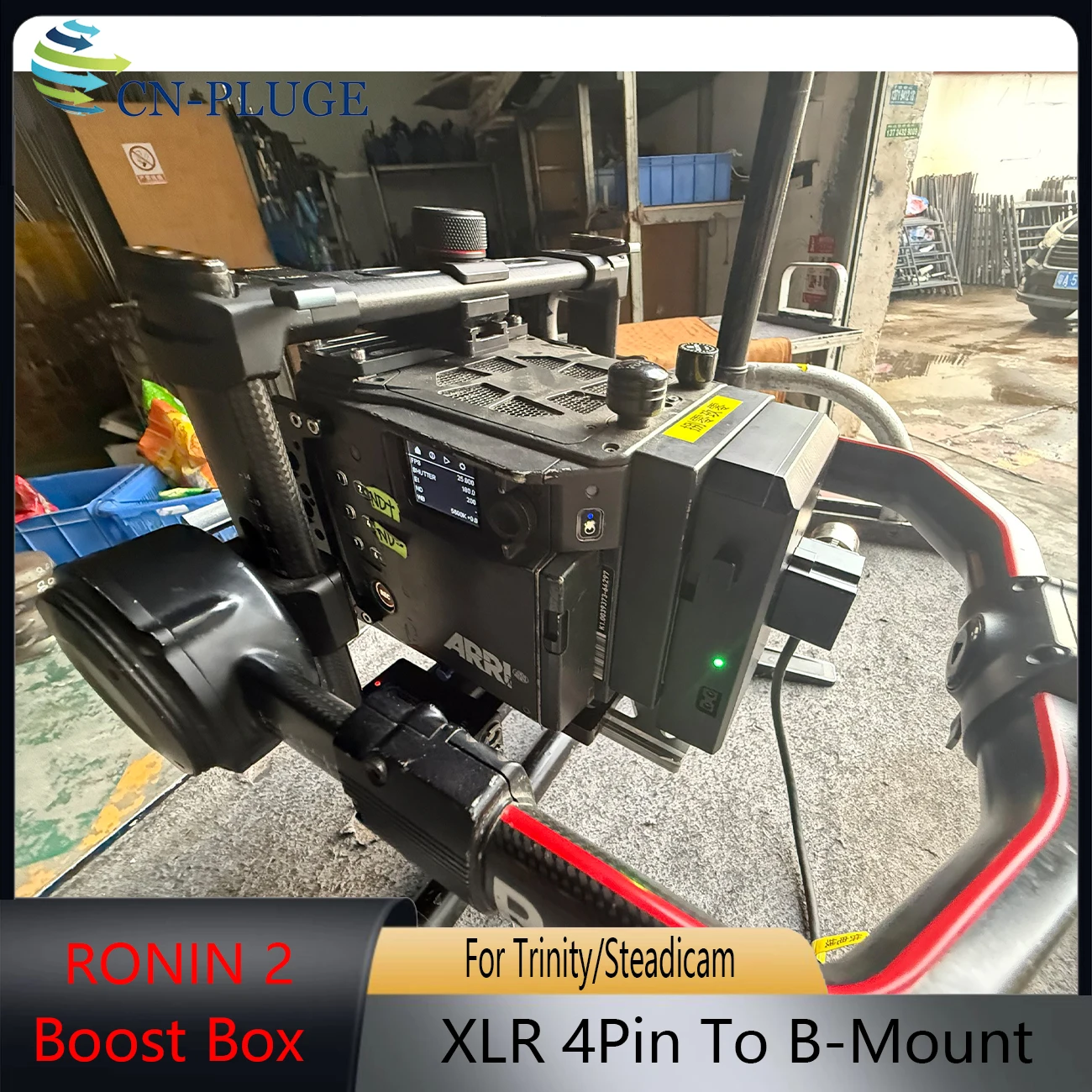 RONIN 2 Power Boost Box  XLR 4Pin Male to B-Mount Female Trinity/Steadicam Input 12-24V to Output 30V Power For ARRI ALEXA 35