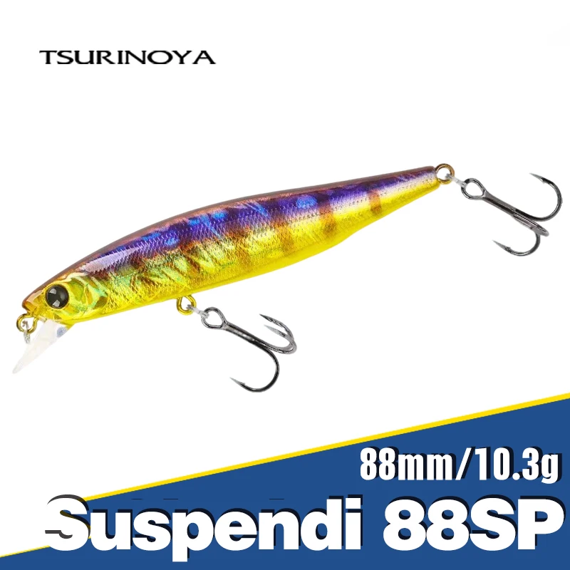 TSURINOYA 88SP Suspending Minnow Angelköder 88mm 10,3g DW76 Lange Casting Künstliche Harte Köder Hecht Bass Big Trout Jerkbait