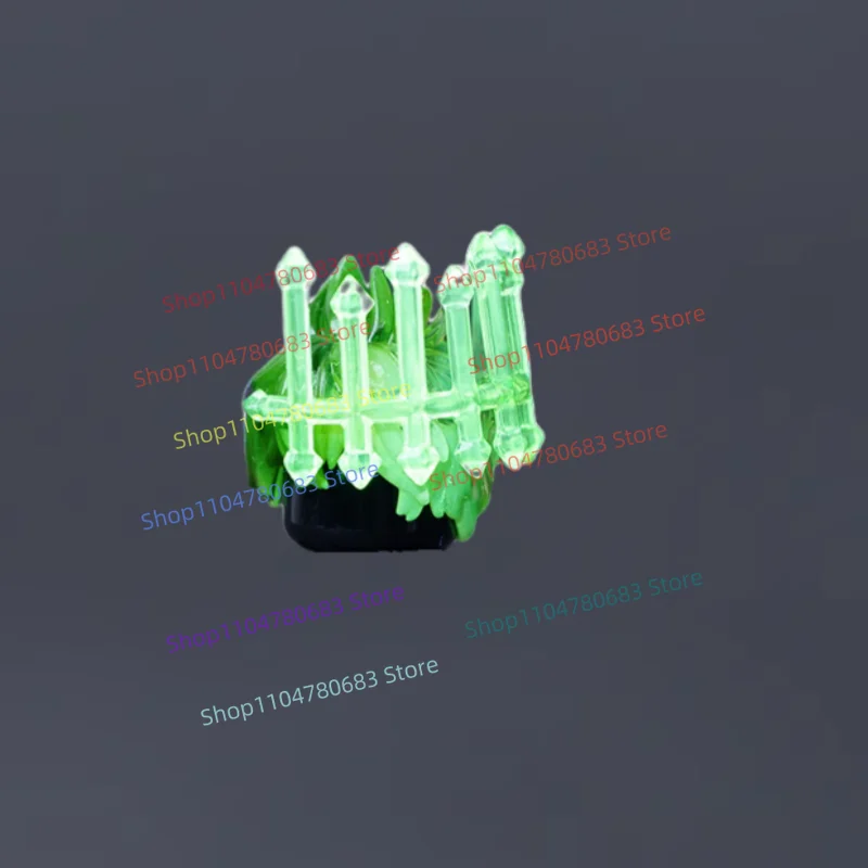 Bloques de construcción MOC, Mini figura de acción de guerrero verde, modelo de ensamblaje, figura de exhibición, accesorios de dibujos animados de Anime, juguete, regalo de vacaciones