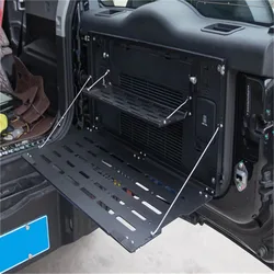 Tailgate Metal Black Storage Rack For Chery Jetour Traveller T2 Foldable Trunk Storage Rack Table Board Extension Rack