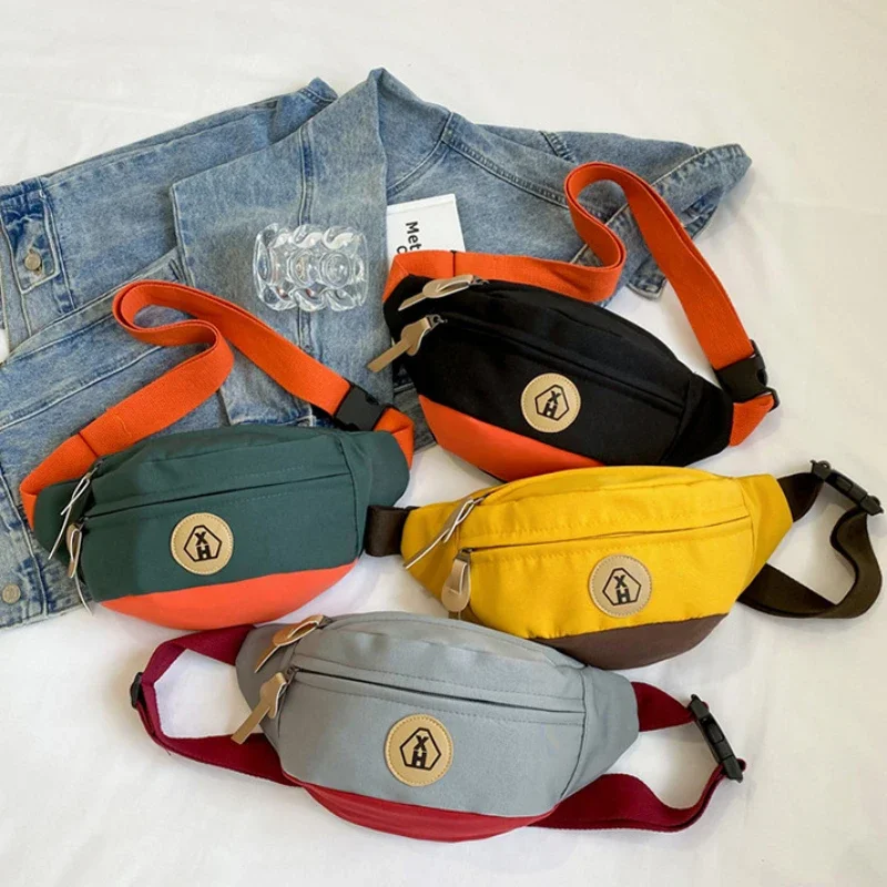 Kinderen Borsttas Modieuze Casual Veelzijdige Crossbody Tas Sport Heuptas Kinderen Messenger Bags Moeder Kids Tassen Voor Meisje