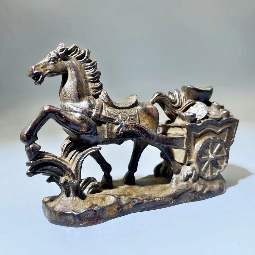 Horse ingots, fortune cars, instant fortune, rich zodiac horses, lucky ornaments, office home furnishings, horse decorations