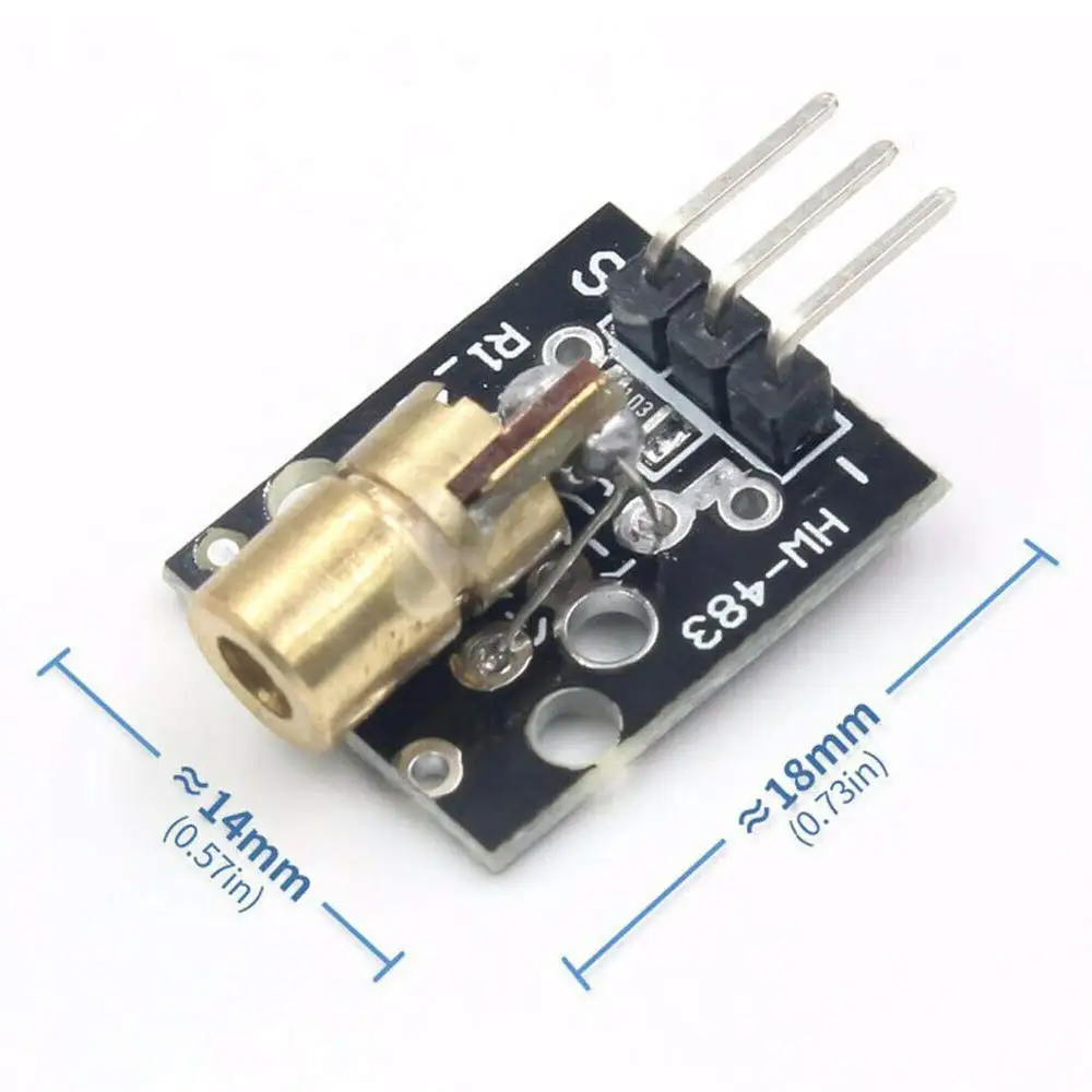 1 Set KY-008 Laser Zender + Laser Ontvanger Sensor Module Non-Modulator Buis Laser Sensor Module Voor Arduino Avr