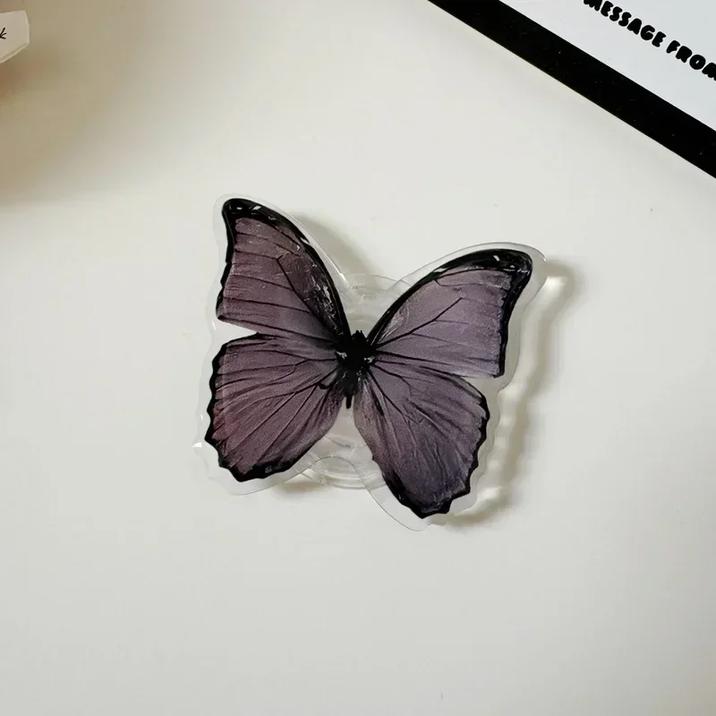 Braket Kupu-kupu Impian Pegangan Ponsel Tok Griptok Cincin Penyangga Ponsel Aksesori Universal Penyangga Ponsel Ikatan Simpul Indah