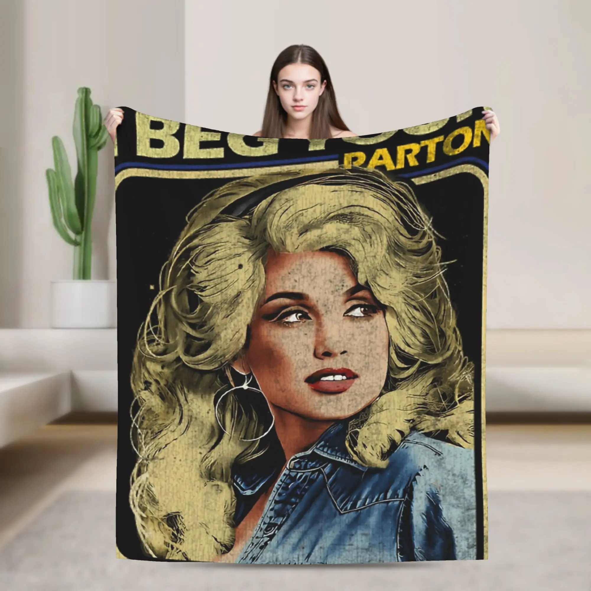 RIP Dolly Parton Blanket Super Soft Fleece Cozy Present  Throw Blankets Bedding Throws