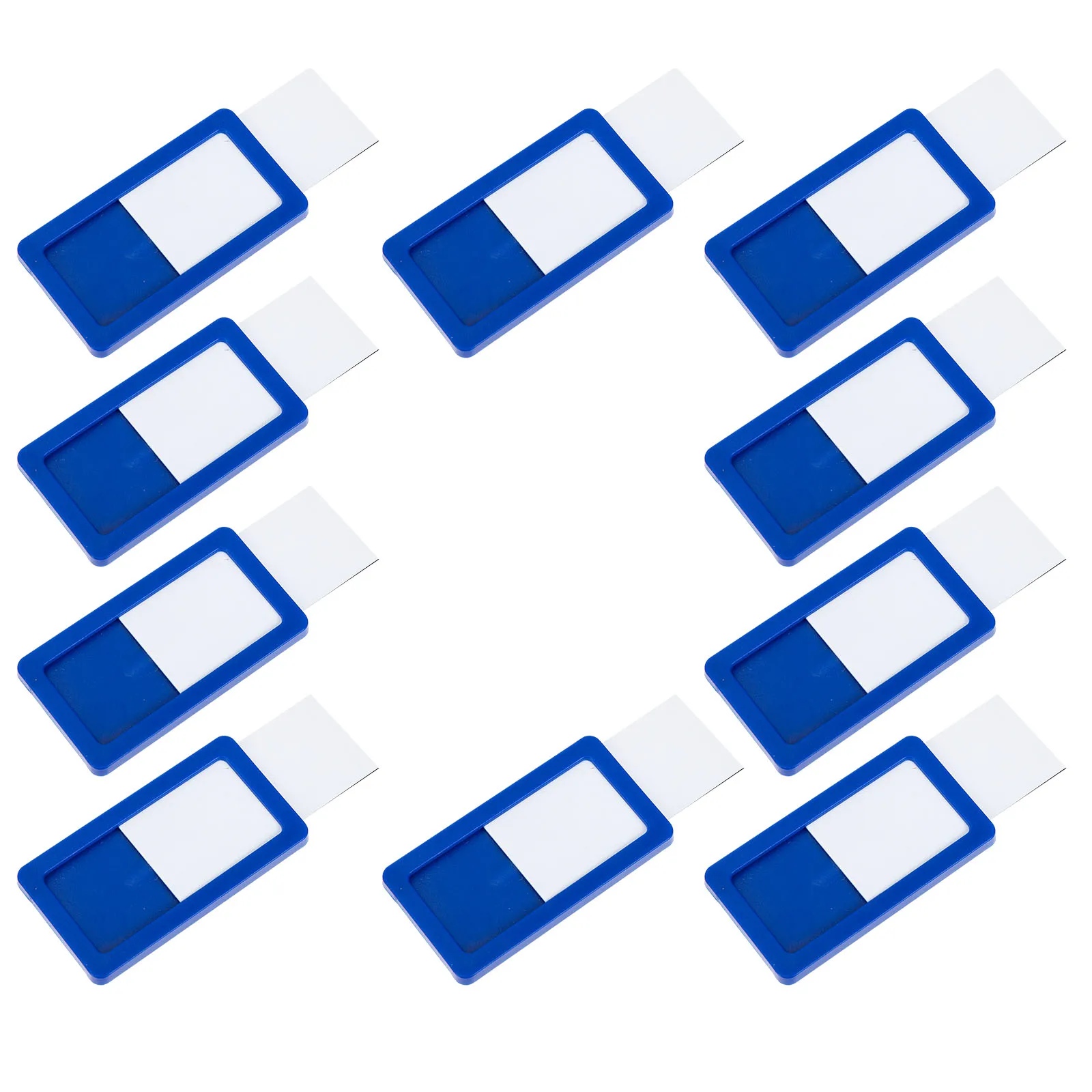

10 Pcs Signs Blue 28x51mm File Cabinet Magnetic Magnetic Card Holder Labels Tags Holders Shelves Labels Practical Use