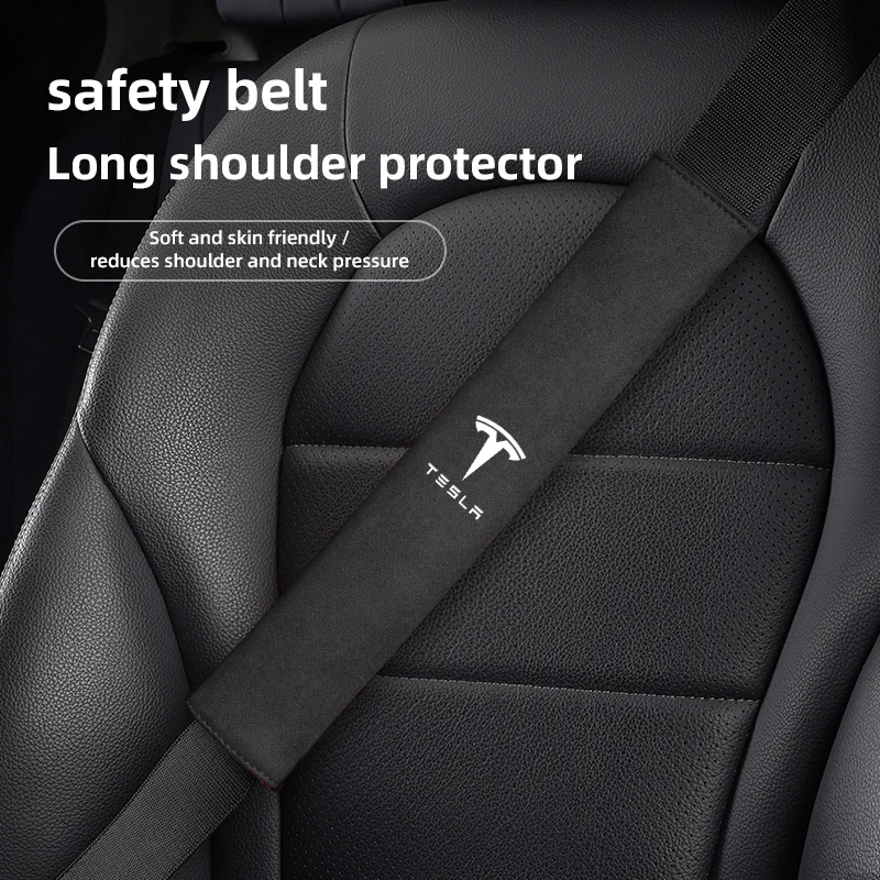 غطاء كتف لحزام مقعد السيارة ، حماية جيدة التهوية ، وسادة أمان لـ Tesla SpaceX ، موديل 3 ، Y ، S ، X ، لفائف بونينا #2