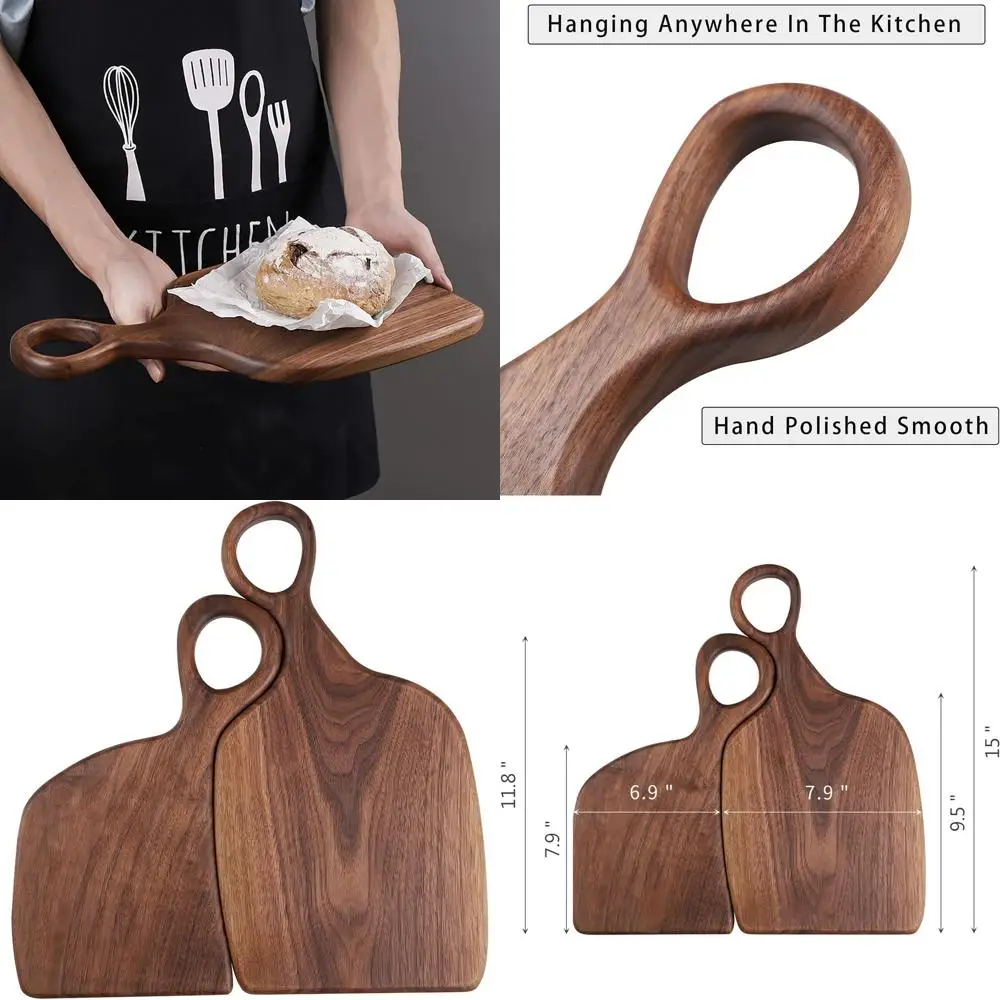 

Charcuterie Boards Set for Anniversary - 2 Piece Wedding Gift for Couples, Ideal Birthday Present for Wife, Husband, or Parents
