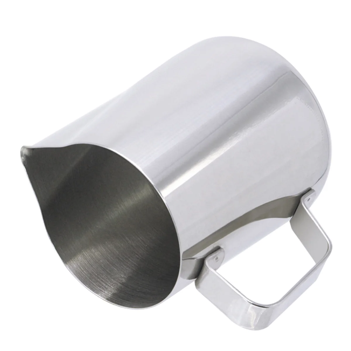 Milk Frothing Pitcher Thermometer Sticker Measuring Cup Comfortable Handle Coffee Frothing Jug for Espresso Cappuccino Hot