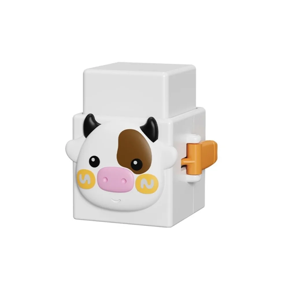 ألعاب التراص الملونة كتل التعليمية المبكرة مضحك الصحافة الحيوان التراص كتل بناء الطفل ألعاب مكعبات البناء الأطفال