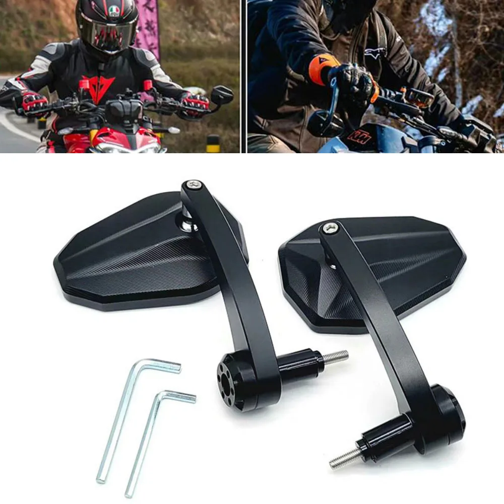 

Motorcycle Rearview Mirrors Scooter Bar End Handlebar Mirror For Suzuki GSX-S1000 GSX-S750 SFV 650 Gladius All years