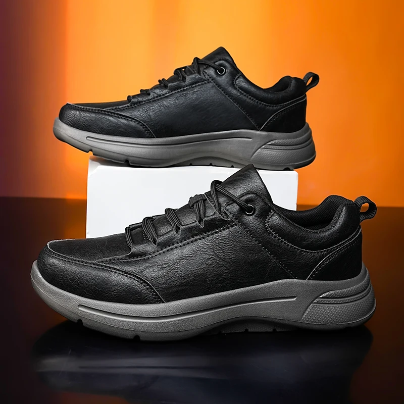 

Wide toe sports shoes for men in winter, with plush big toe shoes, warm cotton shoes, oversized soles, widened feet, men's runni