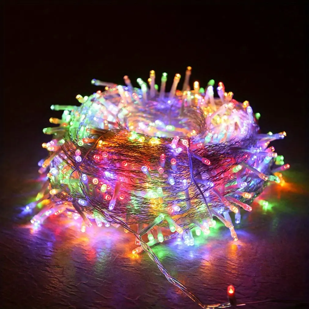 Guirnalda de luces LED de Navidad para interiores y exteriores, iluminación impermeable de 5M para decoración de fiestas y bodas