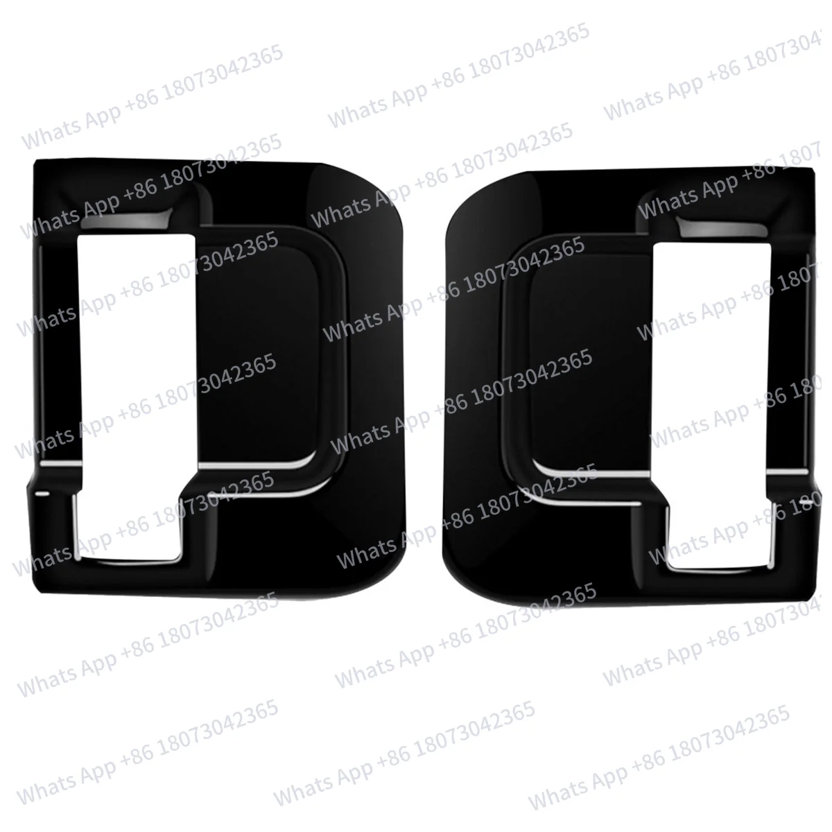 

Car Middle Door Inner Handle Frame Trim Sticker Custom MK04 2017-2024 Car Accessories Gloss Black
