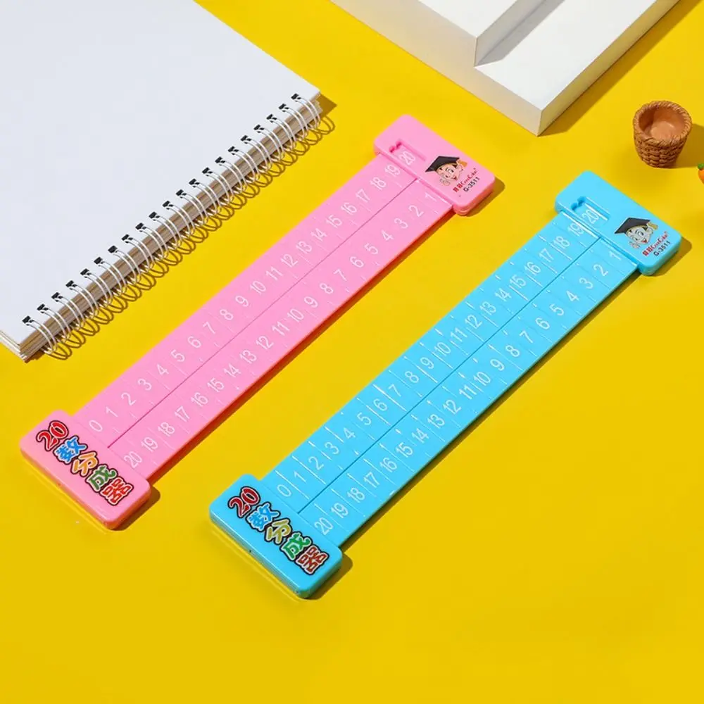 Early Education Number Decomposition Ruler Enlightenment Aid Learning Straight Ruler Plastic Stationery Student Ruler