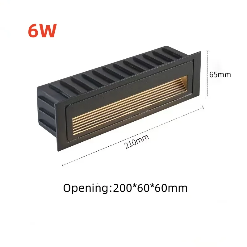 ANADnight LED IP65 Waterproof Stair Step Light Outdoor Wall Light Corner 220V 8