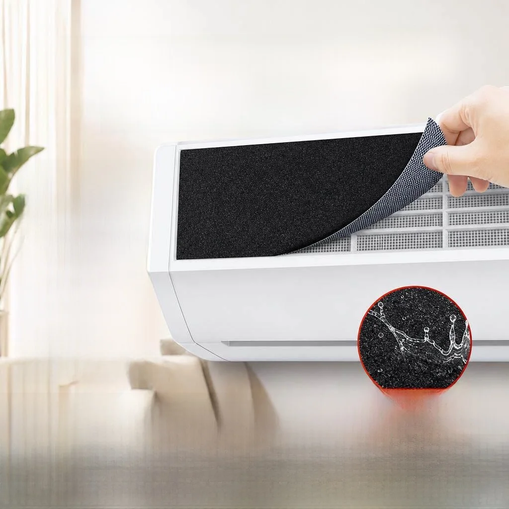 New 2026 Air Conditioner Filter Cotton Activated Carbon Ventilator Dust Cover Dust Removal Cotton Air Conditioning Accessory