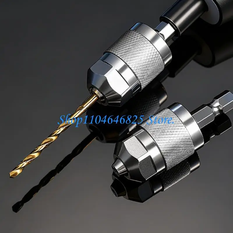 Precise Engineered Shank Chuck Reduced Wobble Pneumatic Drill Attachment