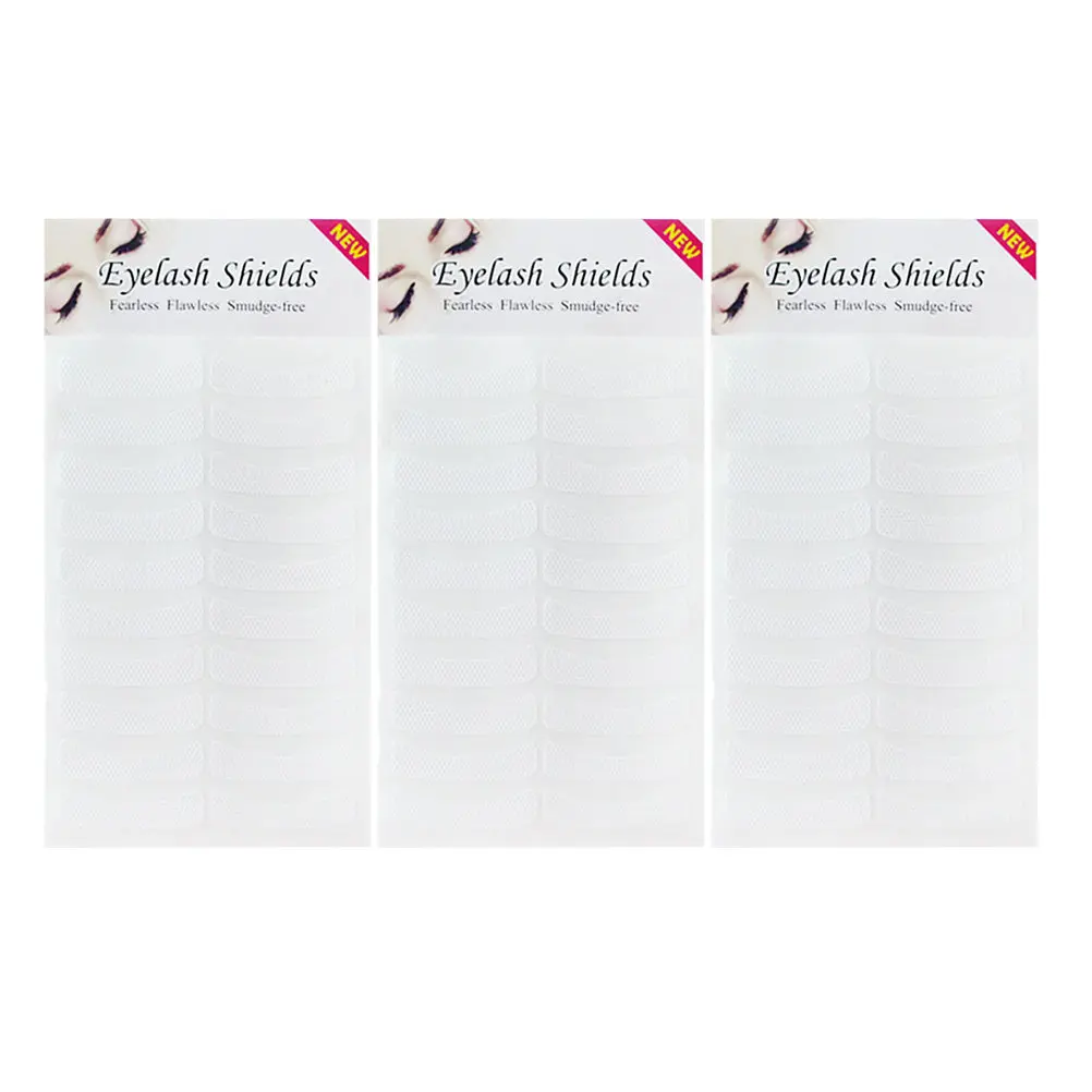 3Packs Eyelash Extension Eye Pads Premium Material Safe Under Eye Stickers for Lash Perming Dark Circle Puffiness Protection