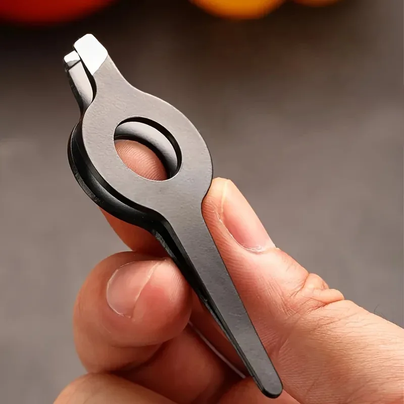 With Hollow Out Handle Professional Eyebrow Facial Hair Remover Practical Beauty Tool For Me Pig hair clipper Slant Tweezer 1pcs