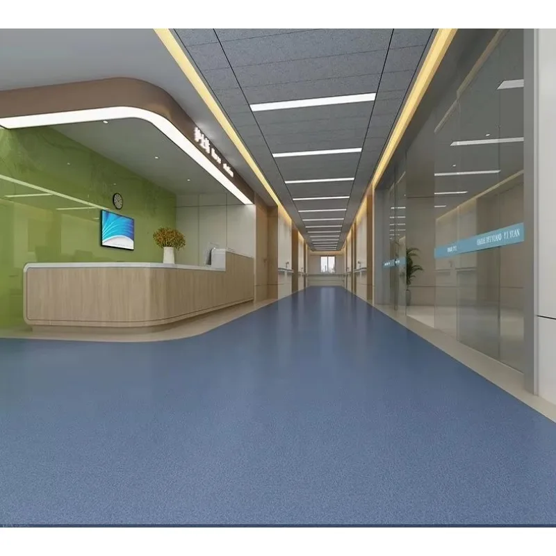 Customize SizeHot Selling Homogeneous High Quality Modern Anti-Slip Vinyl Flooring for  Indoor Use