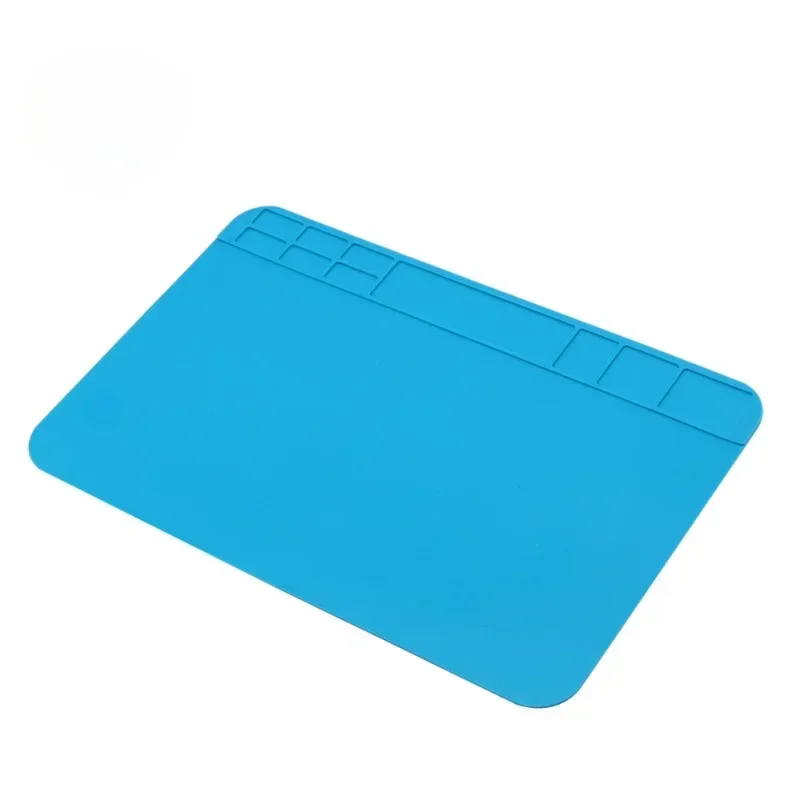 Mechanic 30x20 Watch Repair Work Pad Soldering Station Heat Resistant Pad Watch Repair Non-slip Silicone Mat for Watchmaker Tool